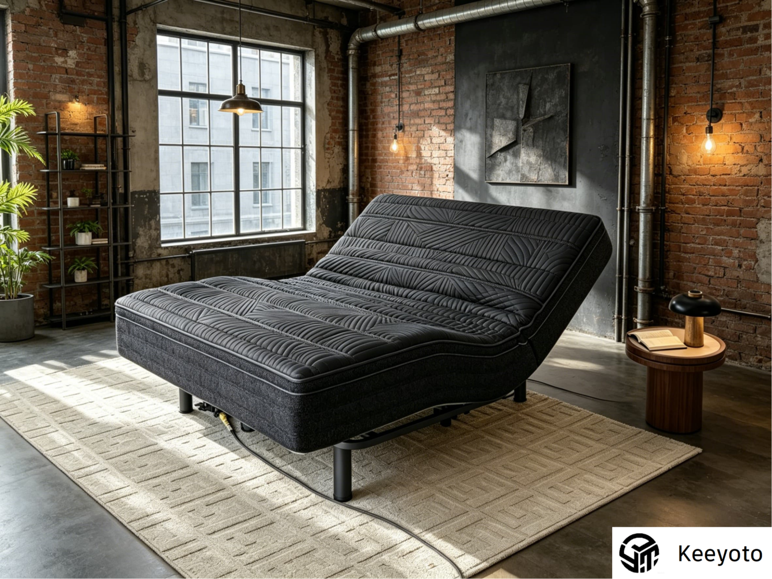 Keeyoto Zero Gravity Smart Electric Adjustable Pocket Spring Mattress wholesale/OEM/hotel project
