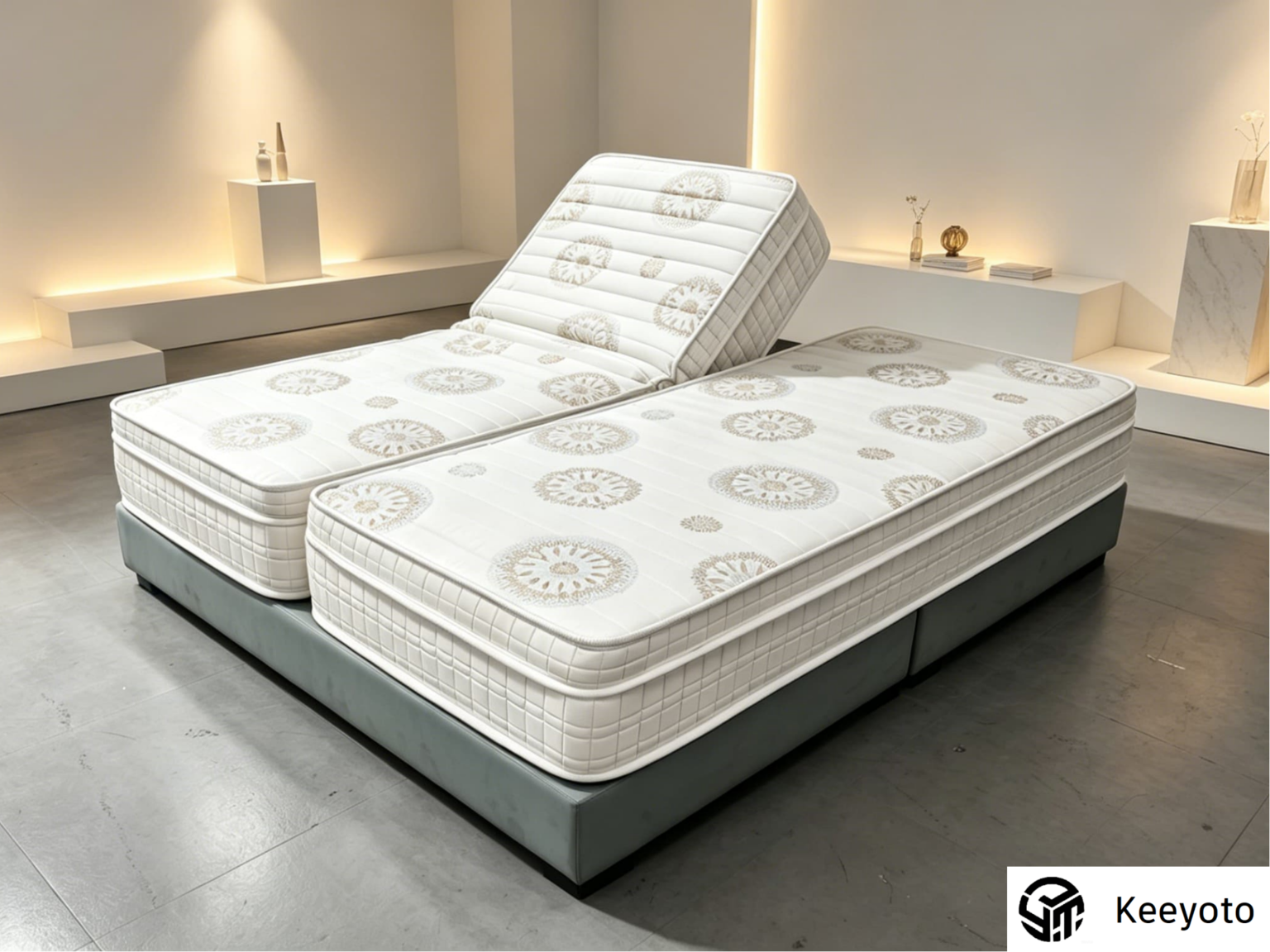 Keeyoto SplitMotion Dual Adjustable Bed Frame wholesale/OEM/hotel project